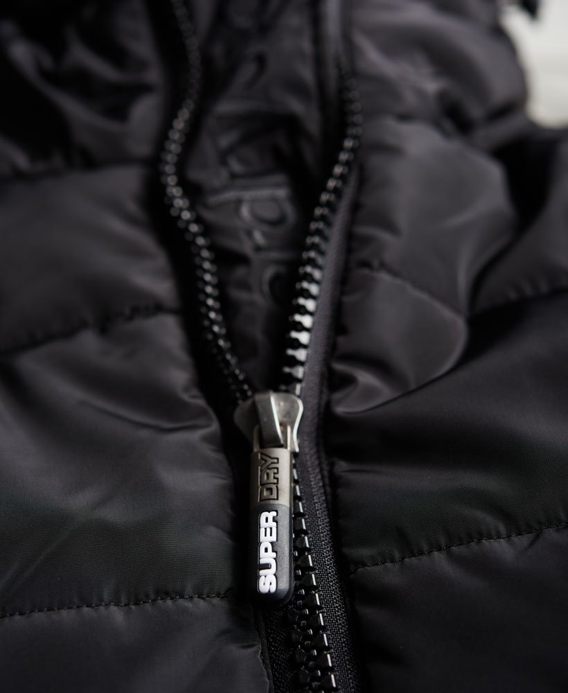 Men's - Sports Puffer Jacket in Black/black | Superdry UK