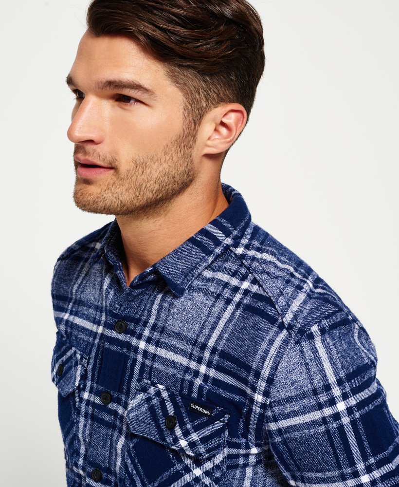Superdry Milled Flannel Shirt 4