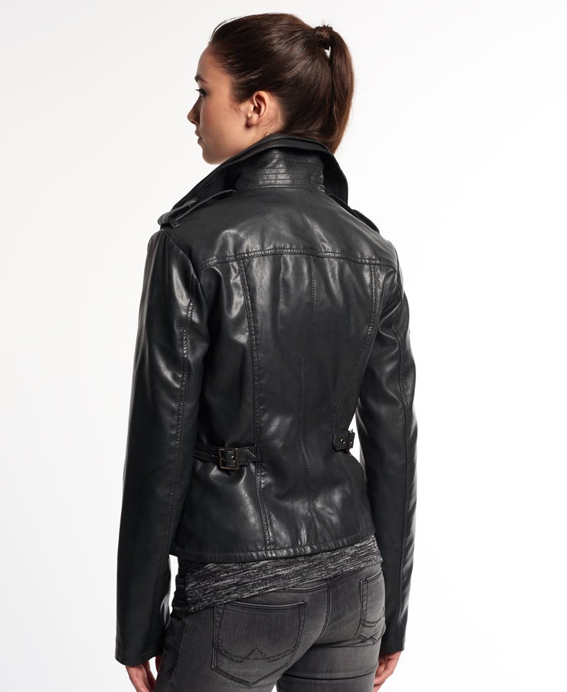Superdry Faux Leather Roadie Jacket - Women's Leathers