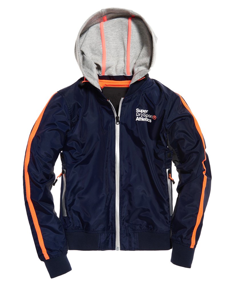 Womens - Tokyo Team Project Bomber Jacket in Navy | Superdry