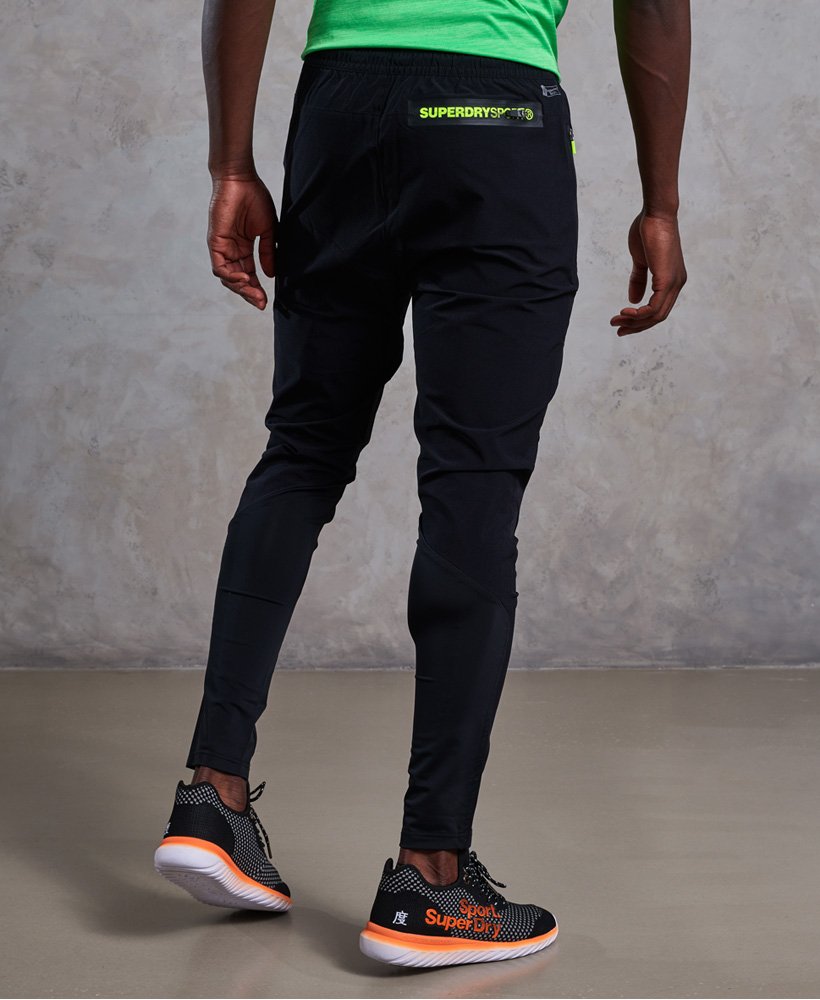 Download Mens - Training Woven Stretch Joggers in Black | Superdry