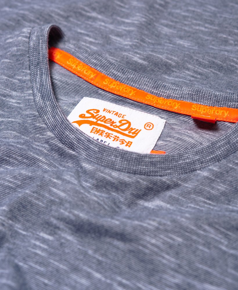 Mens - Orange Label Vintage Embroidery T-Shirt in Blue | Superdry