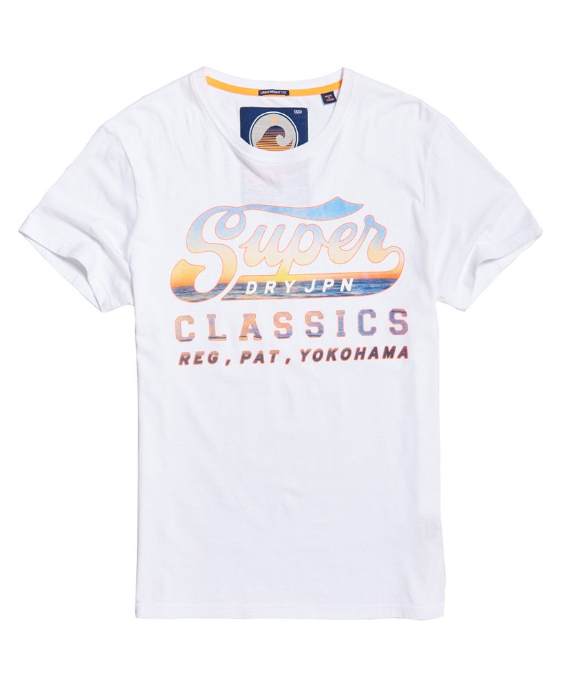 Mens - Classics Lite T-Shirt in White | Superdry UK