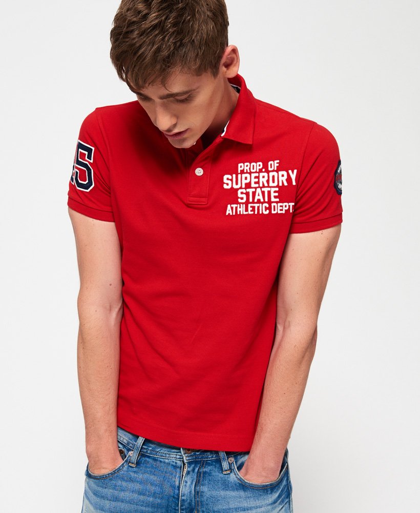 superdry red shirt