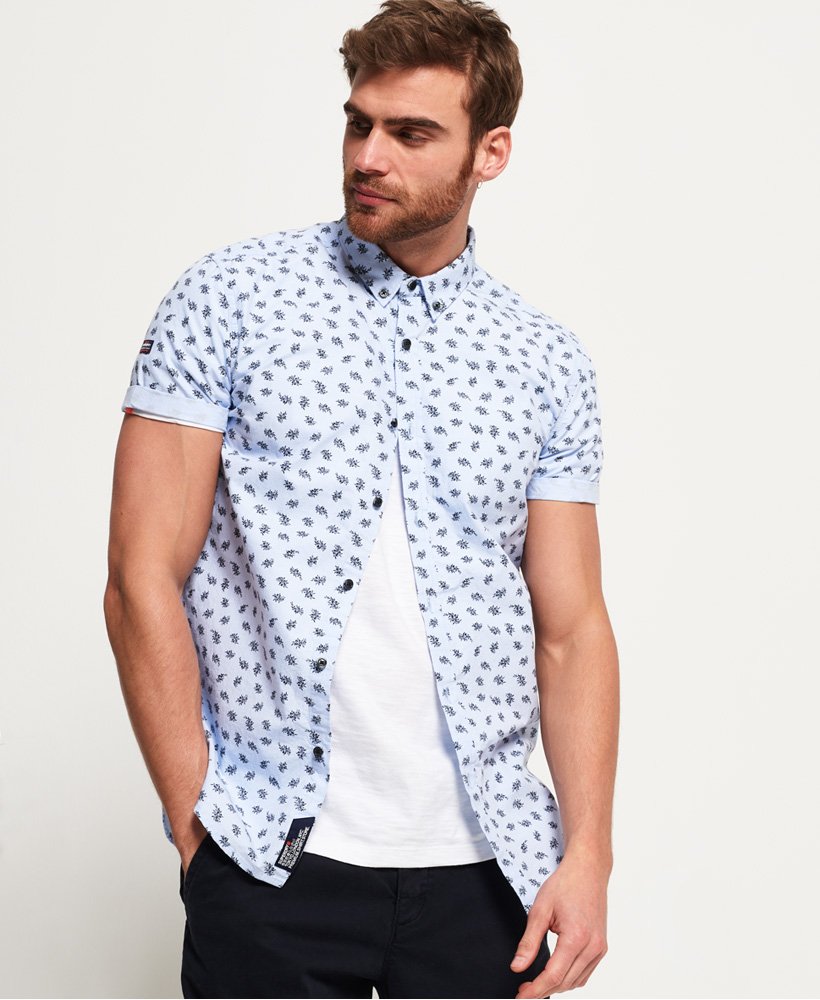 Mens - Shoreditch Button Down Shirt in Blue | Superdry