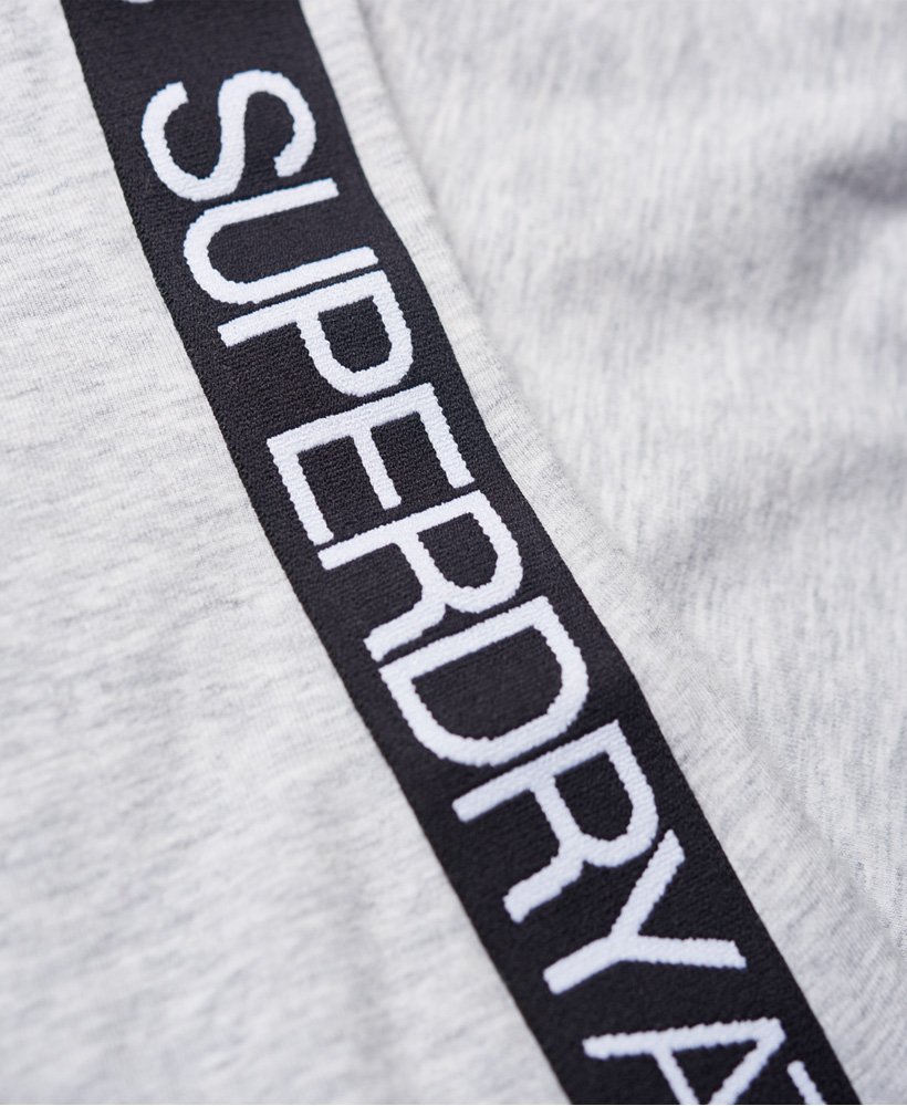 Womens - SD Athletic Strap Bodysuit in Grey Marl | Superdry UK