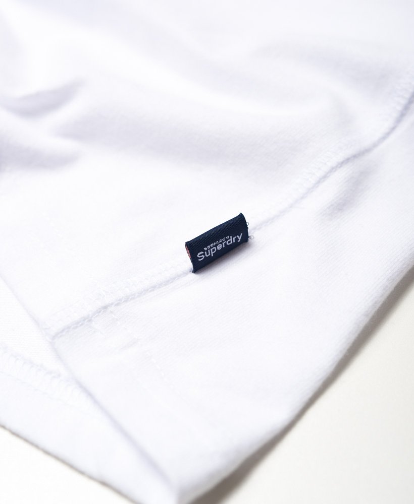 Men’s - Vintage Logo Duo Vest in White | Superdry