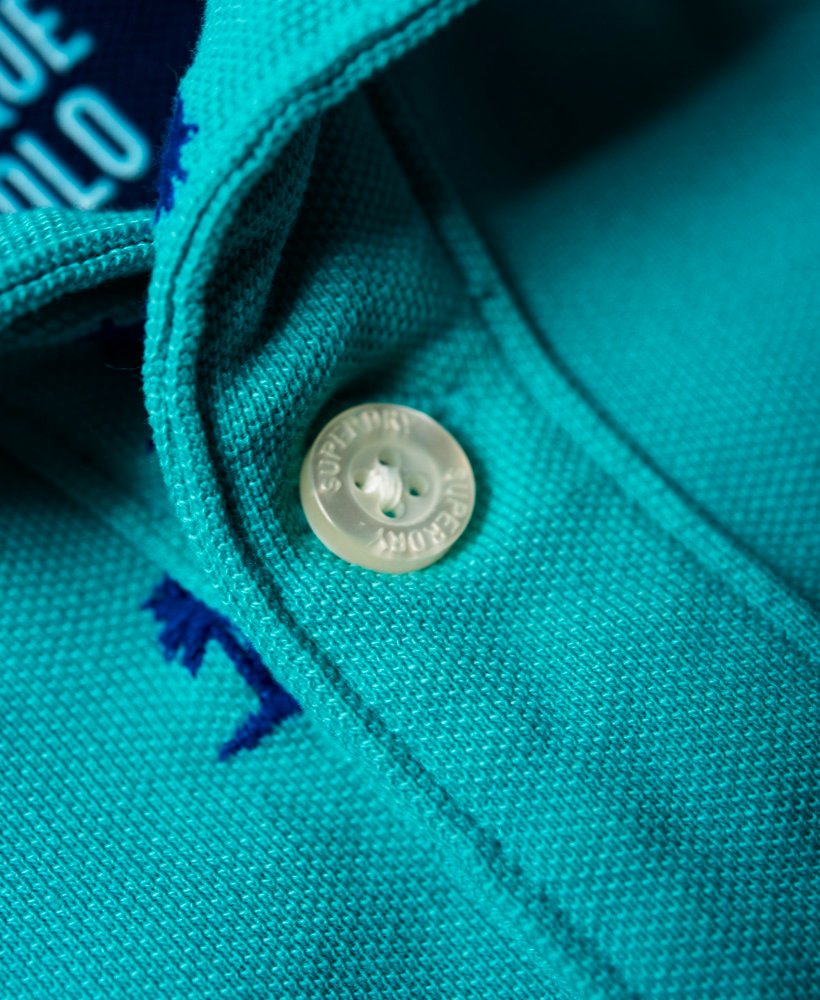 Superdry Classic Bermuda All Over Print Pique Polo Shirt 6