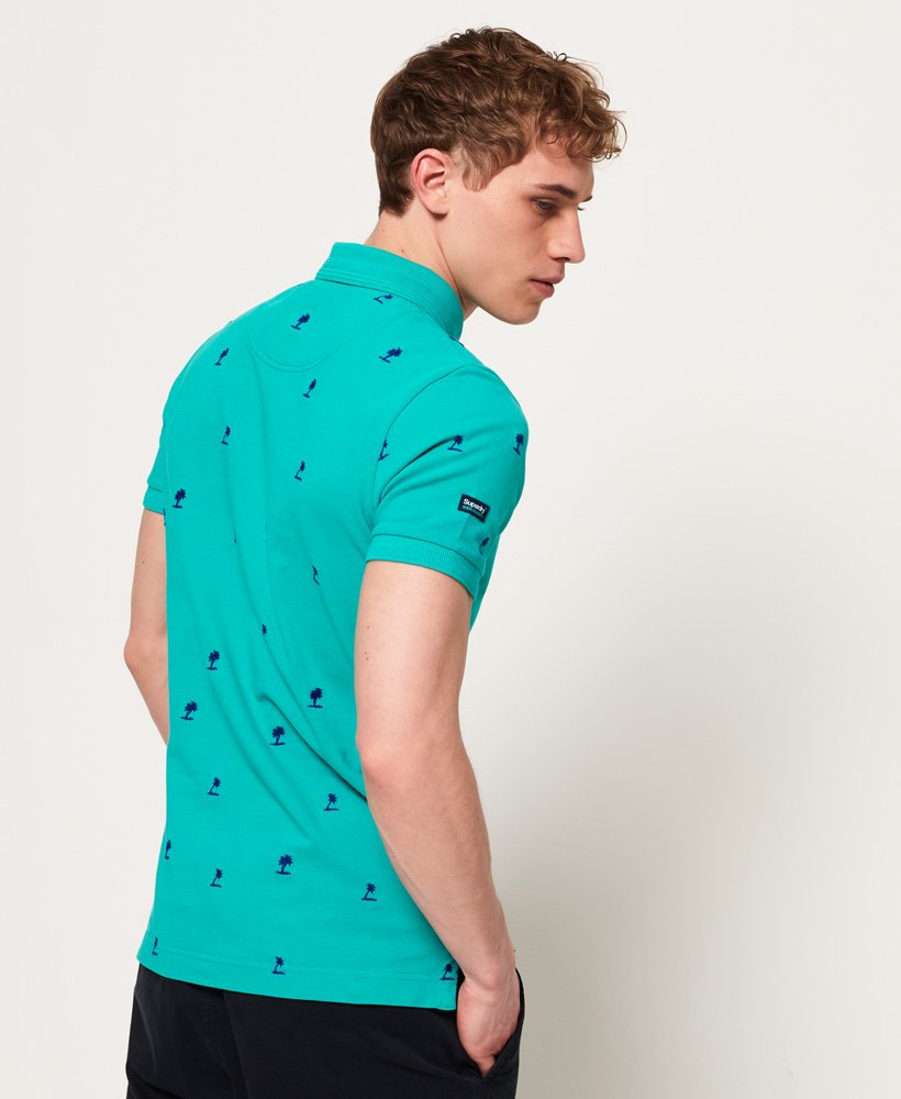 Superdry Classic Bermuda All Over Print Pique Polo Shirt 3