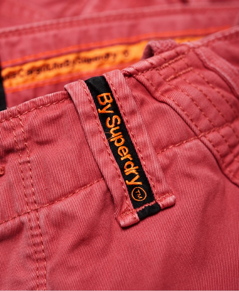 Mens - Core Cargo Lite Shorts in Vintage Red | Superdry