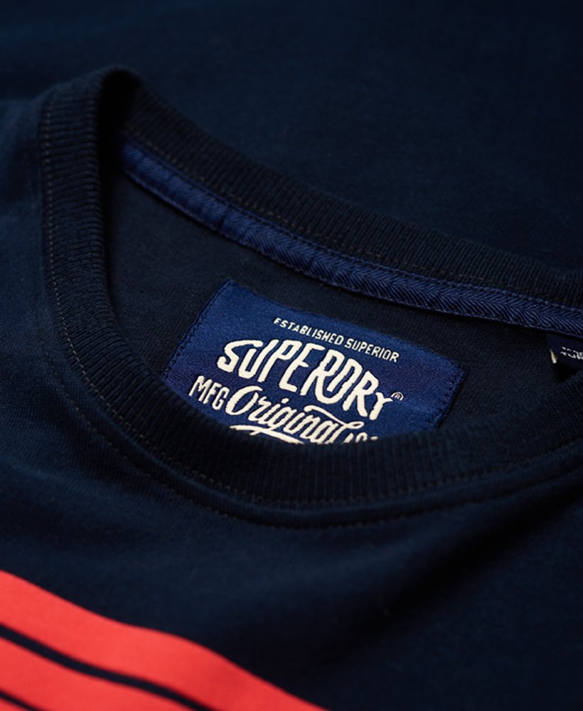 Mens - Retro High Flyers T-Shirt in Navy | Superdry UK