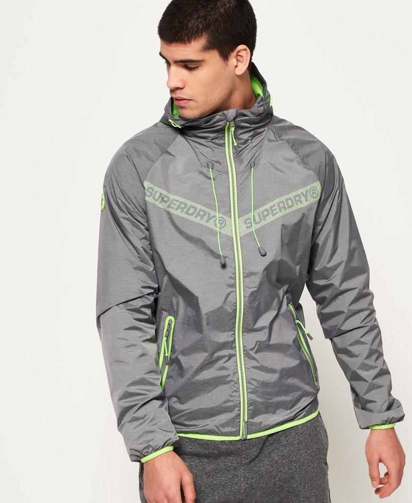 New Mens Superdry  Core Cagoule Grey Marl 
