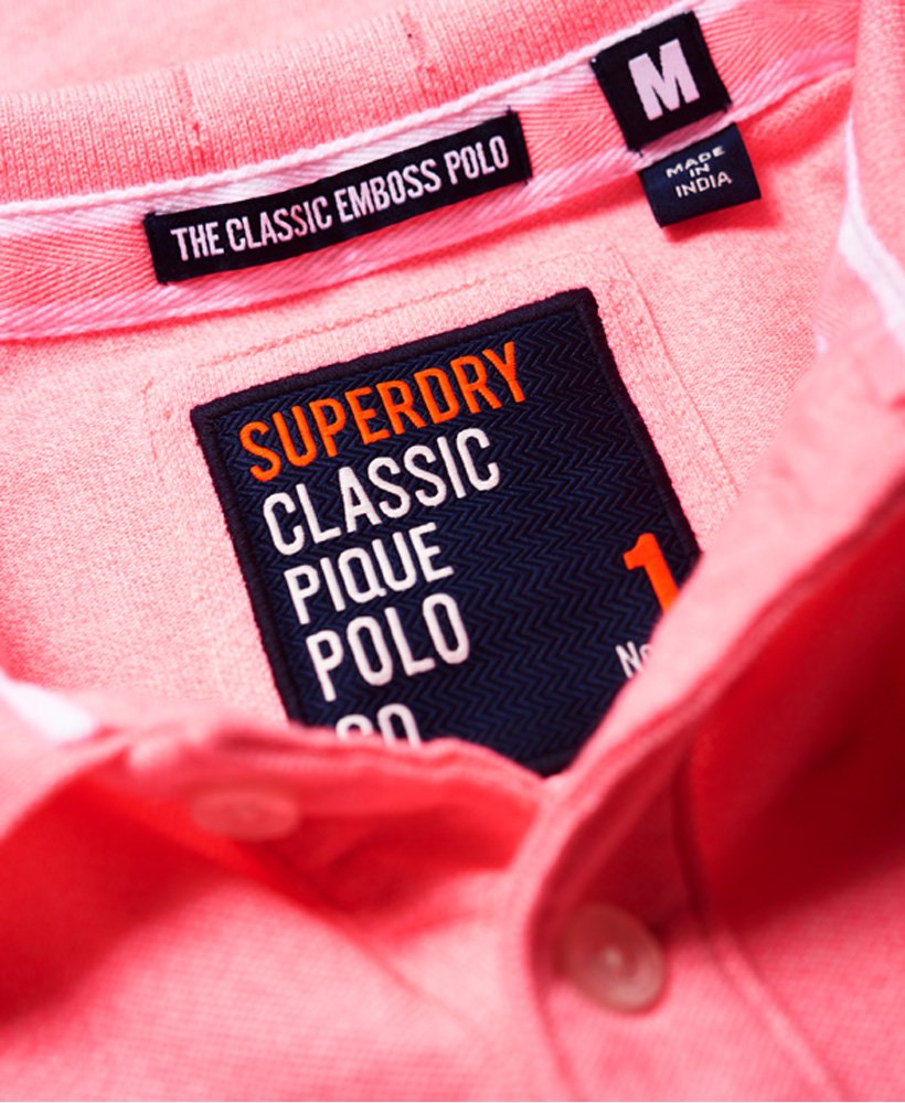 Superdry Classic Embossed Pique Polo Shirt