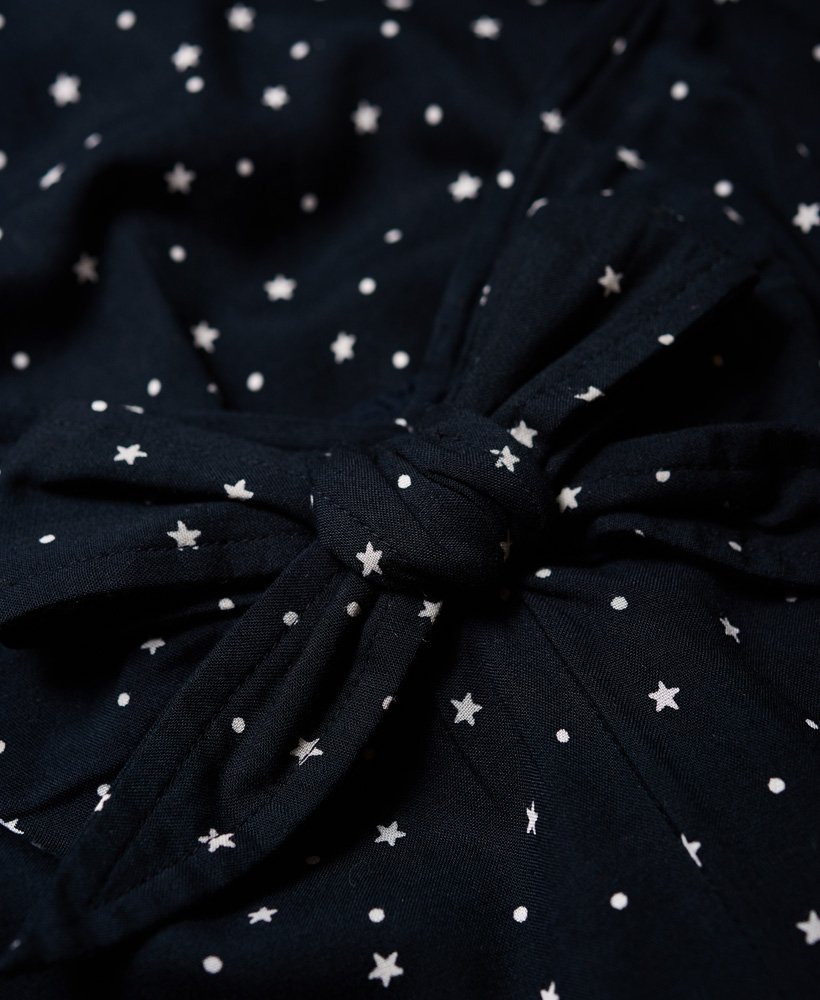Womens - Alice Knot Dress in Navy Star | Superdry