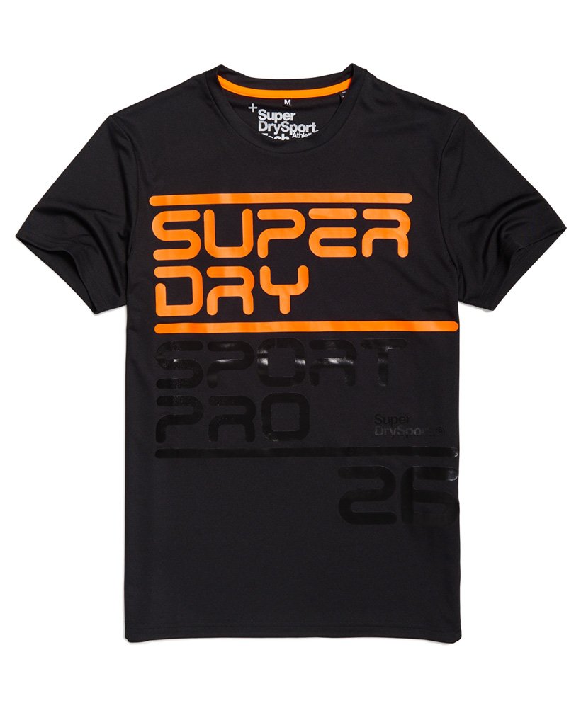 Men's Sport Pro Tech T-Shirt in Black | Superdry US