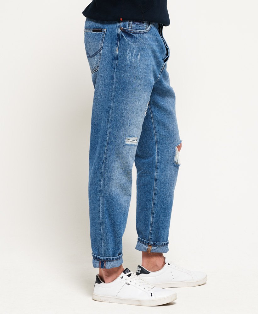 oversized tapered jeans