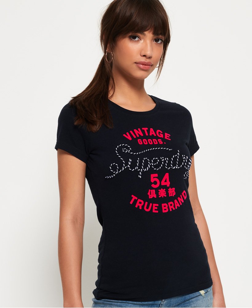 Superdry Rope Applique T-Shirt - Women's T-Shirts