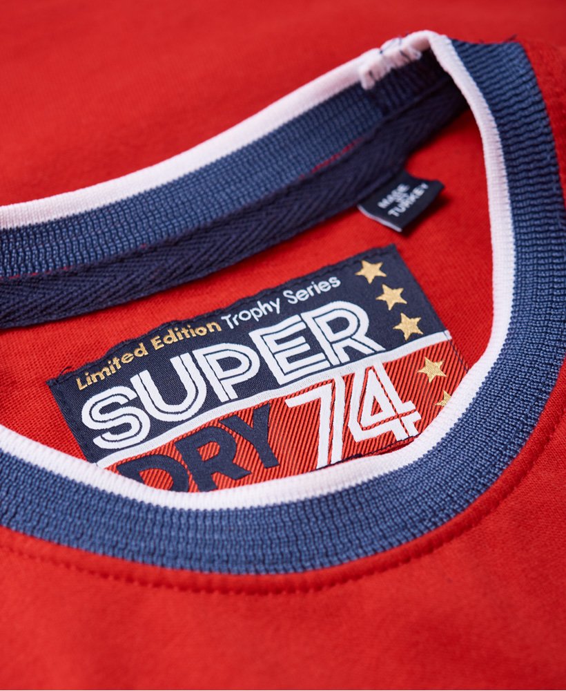 Men's England Trophy Series T-Shirt in Blaze Red | Superdry US