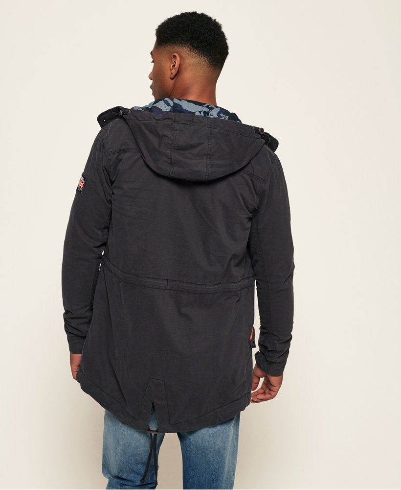 Superdry rookie military parka on sale jacket