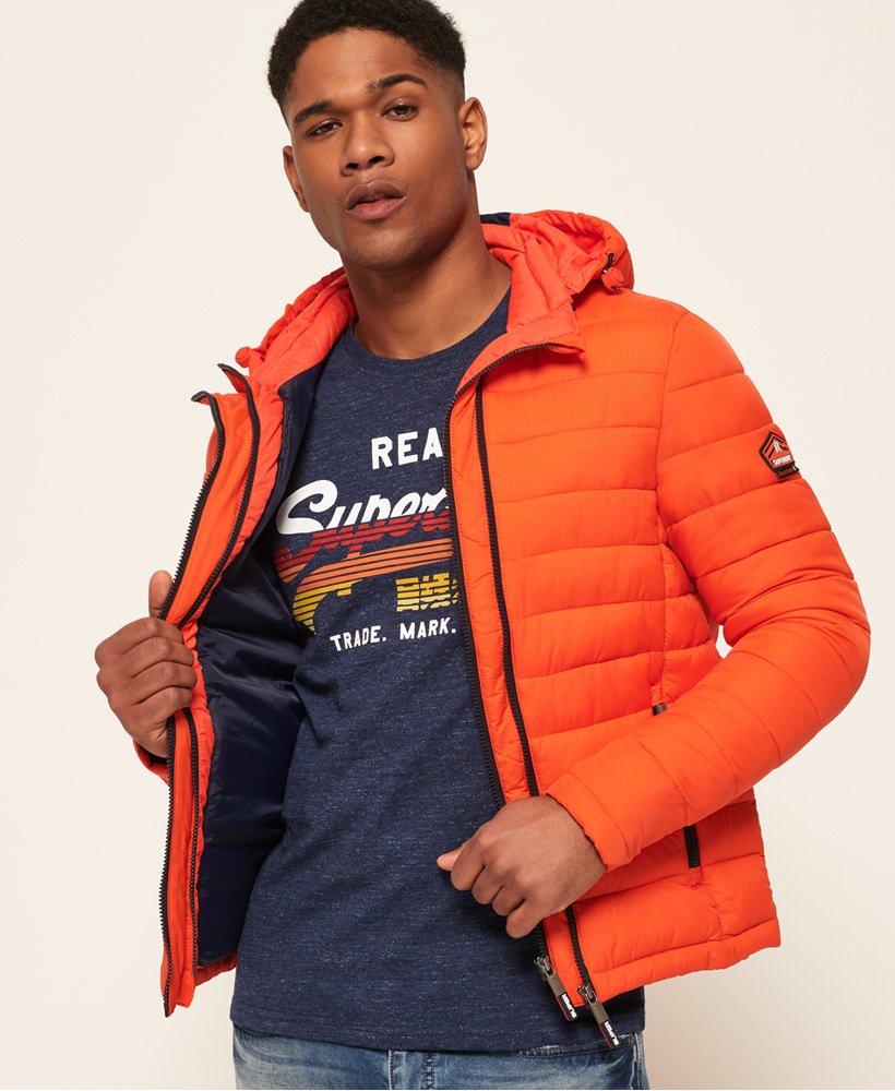 Men's - Ultimate SD Windcheater Jacket in Bold Orange/rich Navy
