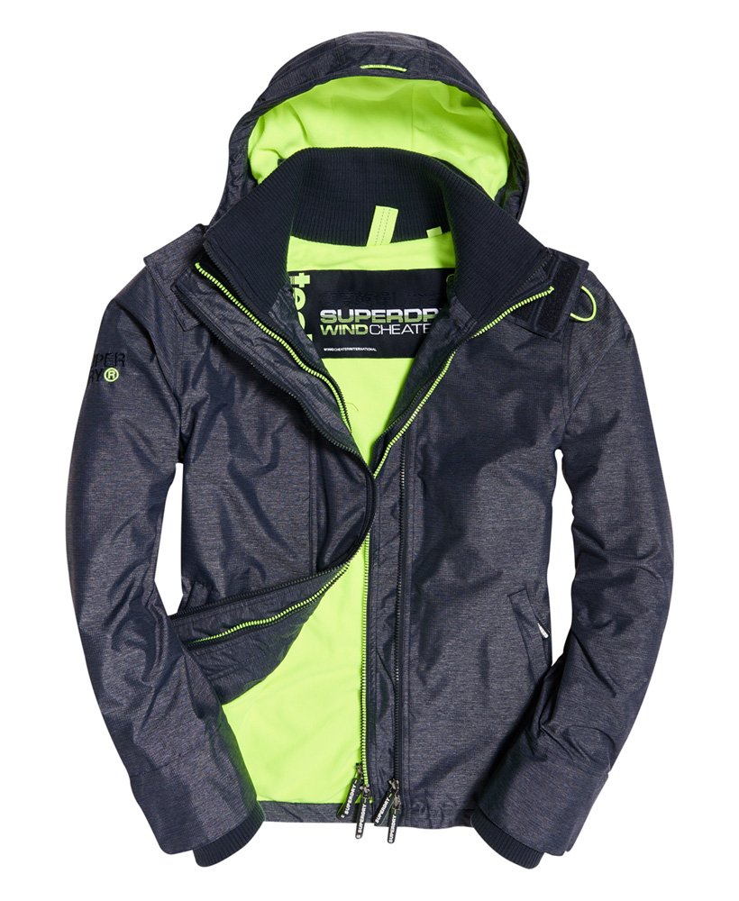 Superdry tech hood clearance pop zip windcheater nb