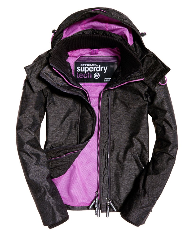 Superdry Technical Hooded Pop Zip SD-Windcheater Jacket - Women's ...