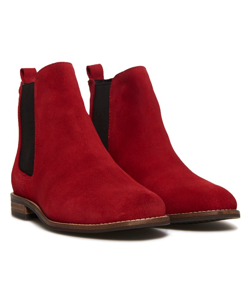 superdry millie lou suede chelsea