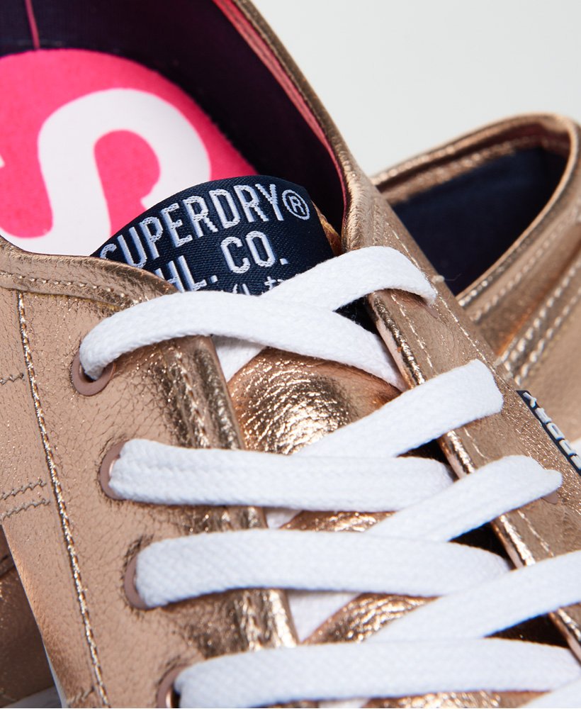 Low Pro Luxe Sneakers in Rose Gold 