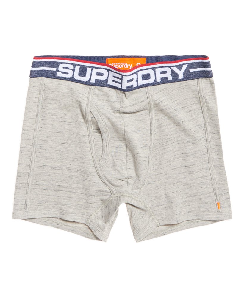 Superdry Grey Grit Double Pack Sports Boxer Trunk