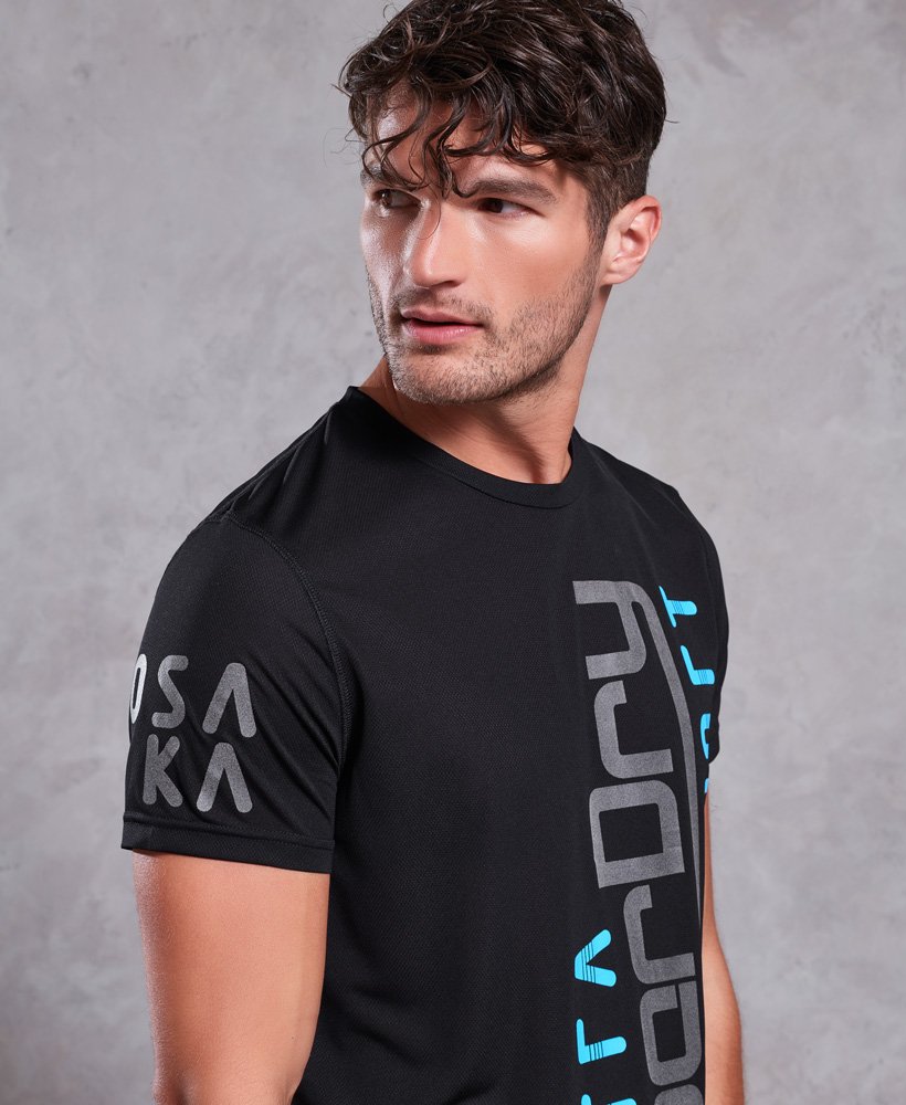 Men's Ultra Vertical T-Shirt in Black | Superdry US