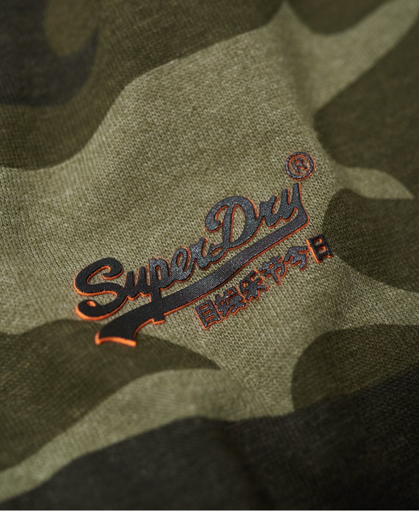Mens - Orange Label Vintage Embroidery T-Shirt in Green | Superdry UK