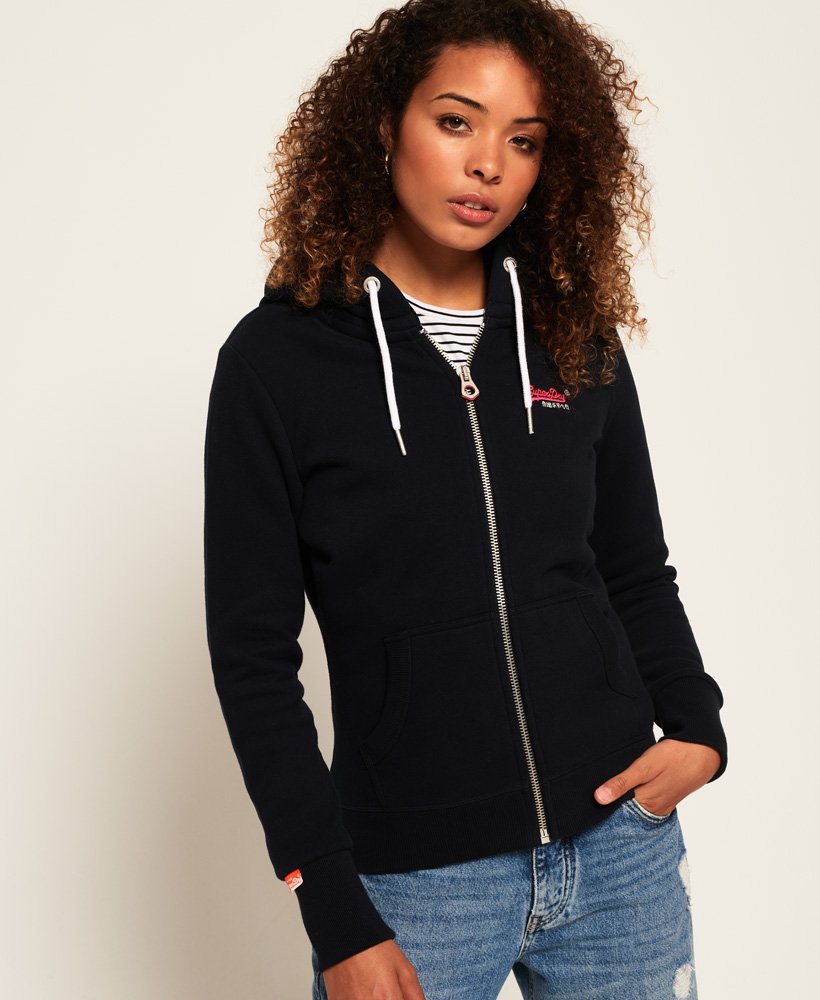 ladies superdry zip hoodie