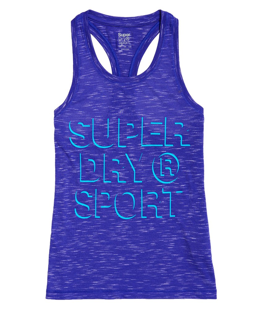 Womens - Core Loose Vest Top in Electric Blue | Superdry UK
