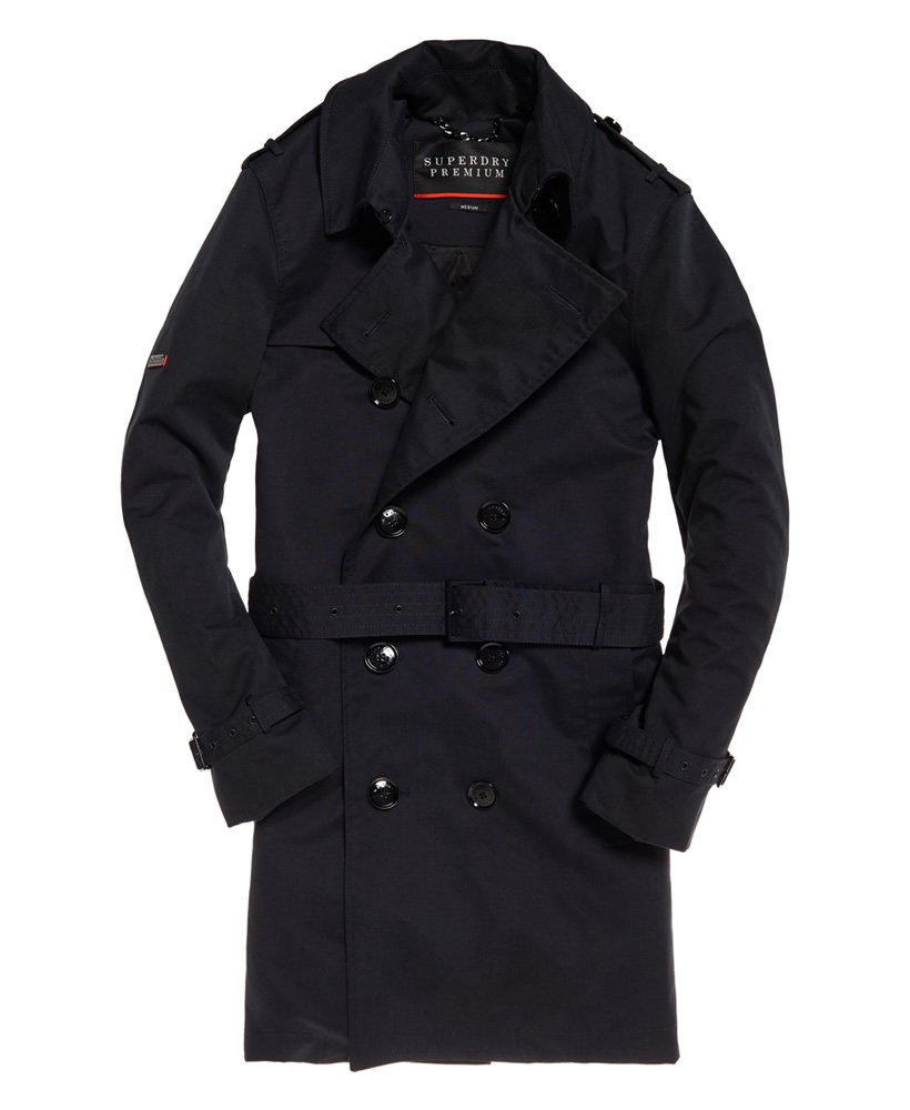 Superdry Premium Director Trench Coat - Men's Mens Jackets