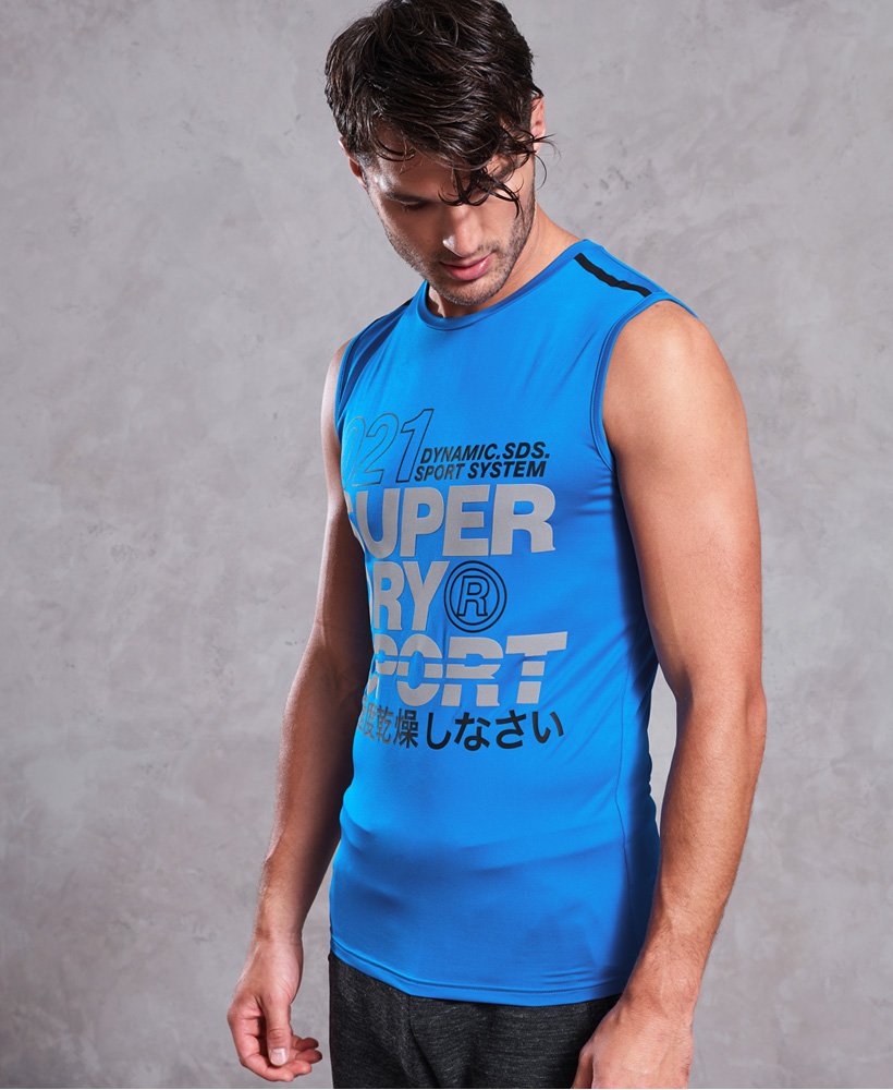Superdry Active Sleeveless Sport Shirt Men