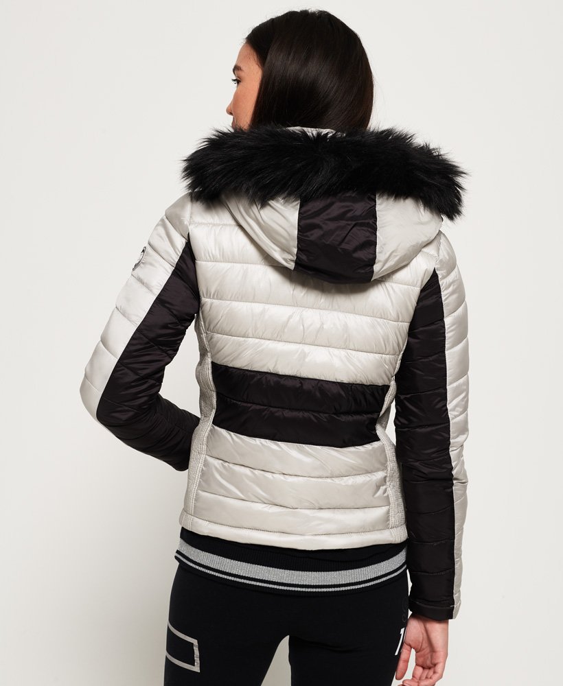 Superdry Womens Offshore Luxe Chevron Fuji Jacket 