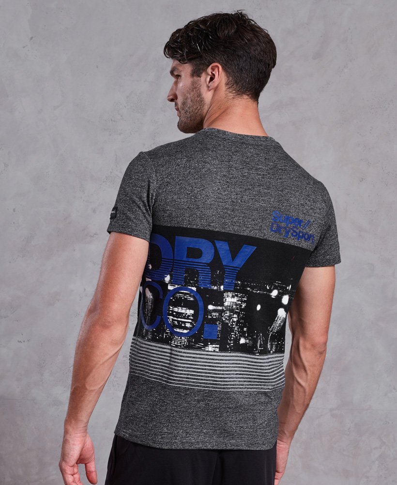 Men's - City Project Speed T-Shirt in Dark Grey | Superdry UK