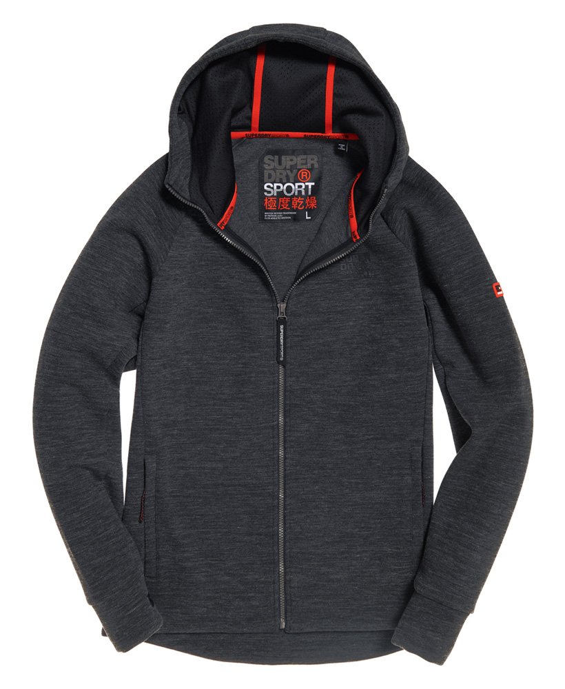 Superdry Gym Tech Pique Zip Hoodie