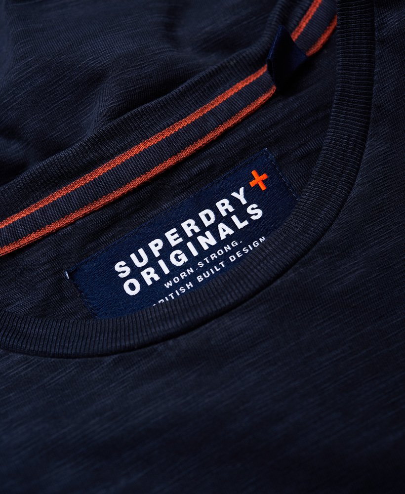 Mens - Dry Originals Pocket T-Shirt in Dry Storm Navy | Superdry