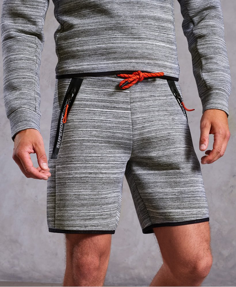 stretch jogger shorts