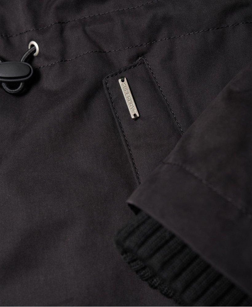 model microfibre jacket