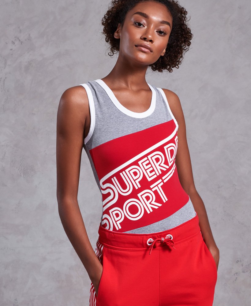 Women S Dry Athletics Bodysuit In Grey Superdry Uk