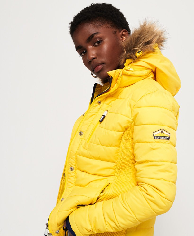 superdry fuji jacket yellow