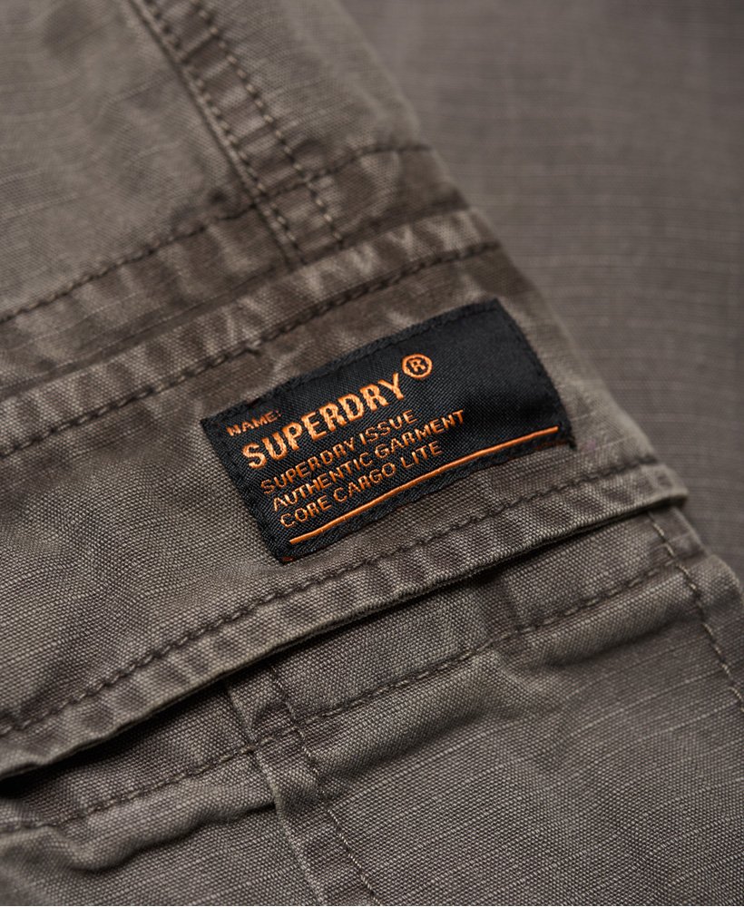 Mens - Core Ripstop Cargo Pants in Shadow Grey | Superdry UK
