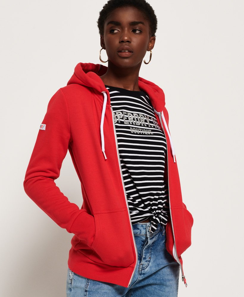 la athletic zip hoodie superdry