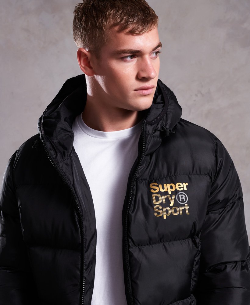 Superdry Gym Tech Gold Puffer Jacket