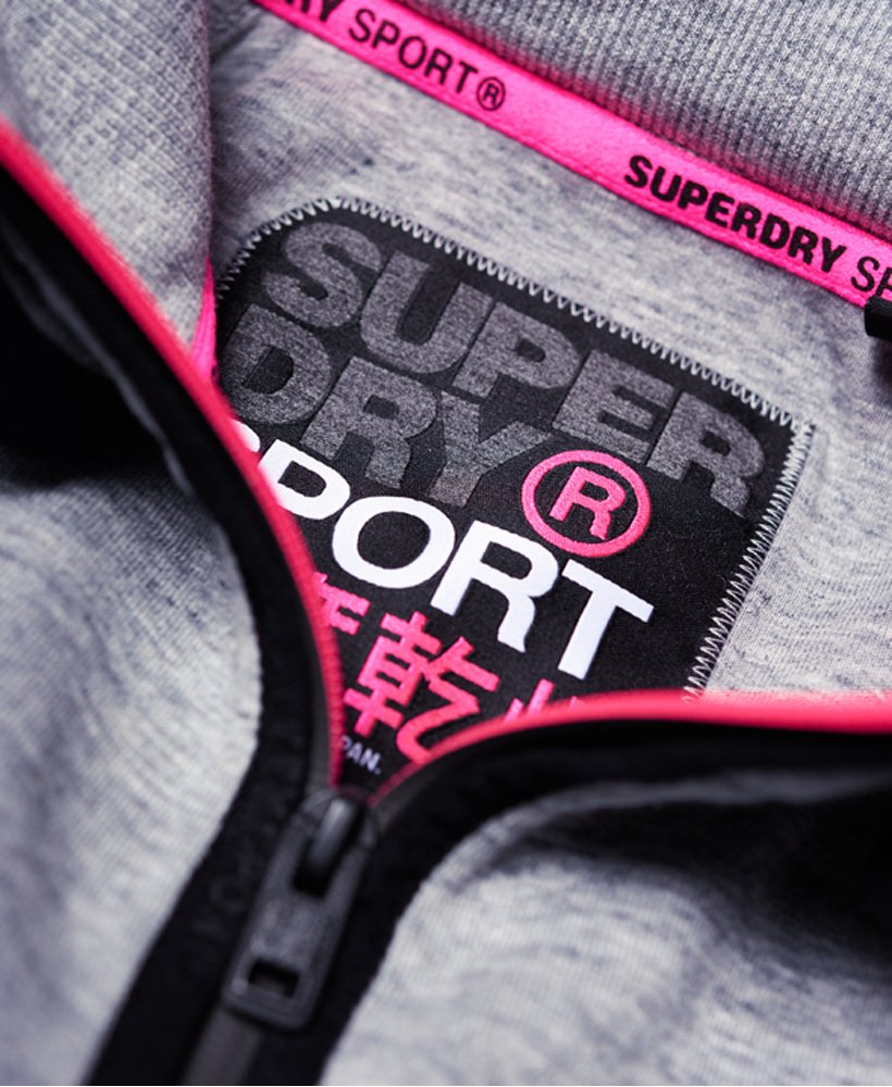 Superdry Gym Tech Sport Snorkel Hoodie - Women's Womens Hoodies-and- sweatshirts