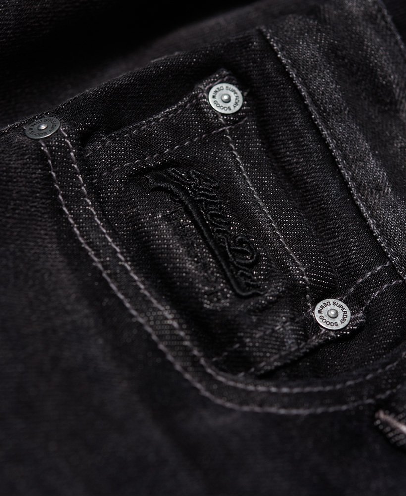 Mens - Slim Tyler Comfort Jeans in Black | Superdry