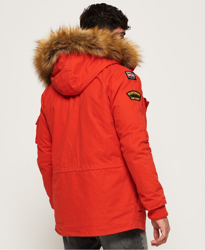 Superdry parka rookie hot sale heavy weather