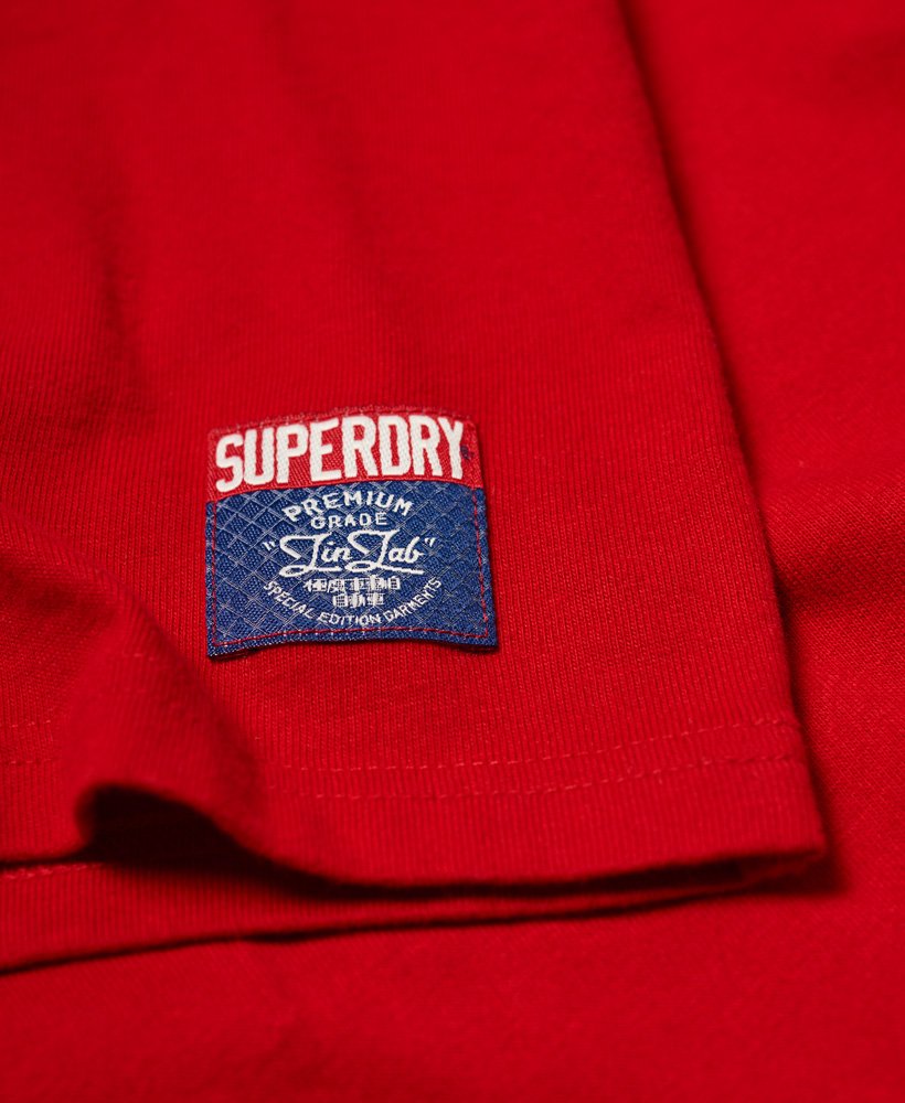 Mens - Power Heritage Classic T-Shirt in Red | Superdry